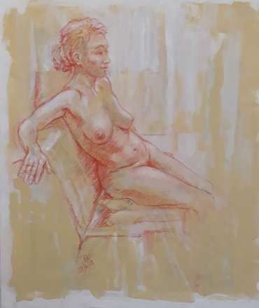 Thumbnail image of Seated Model by Alan Willey