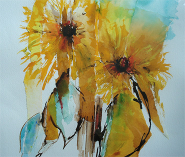 Thumbnail image of Summer Sunflowers by Katie MacDowel