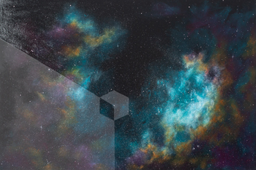 Imagined Nebula by Loz Atkinson