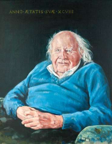 Portrait of Donald Russell at 98 by Mark Hancock
