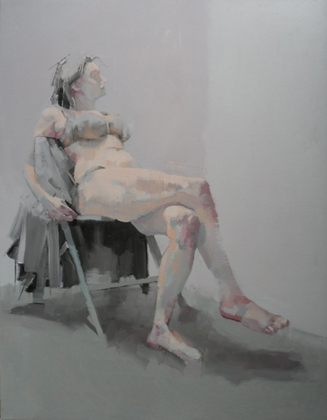 Thumbnail image of Reclining Nude with Greys by Scott Bridgwood