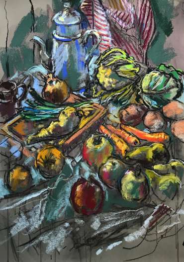 Fruit and Vegetables in my Summerhouse by Susan Sansome