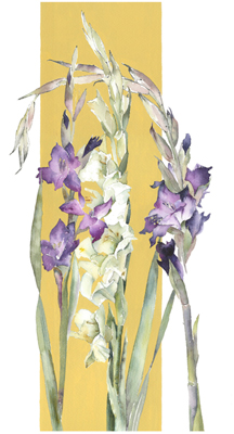 Thumbnail image of Three Gladioli by Vivienne Cawson