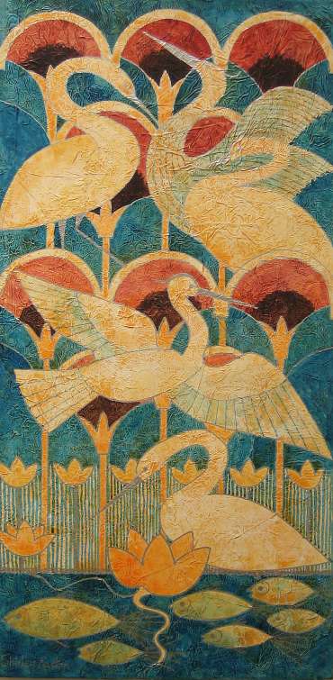 Thumbnail image of Shirley Easton, 'Rising Birds' - Project 2006 - New Art inspired by the Ancient Egyptian Collection