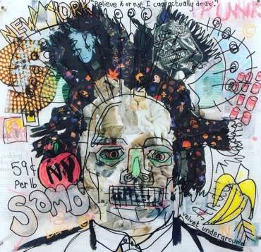 Thumbnail image of Danielle Vaughan, 'Basking in Basquiat' - A sample of artworks in LSA Annual Exhibition 2019