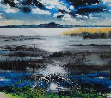 Thumbnail image of Philip Dawson, 'Lax Hill, Rutland Water' - A sample of artworks in LSA Annual Exhibition 2019