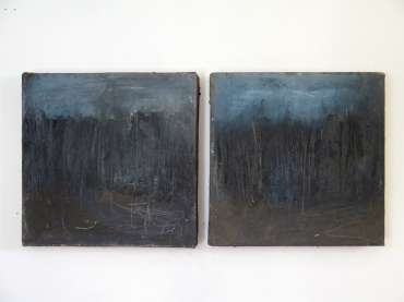 Thumbnail image of 20:  Jacqui Gallon, 'Woodland Abstruction' - diptych - LSA Annual Exhibition 2020 | Artwork