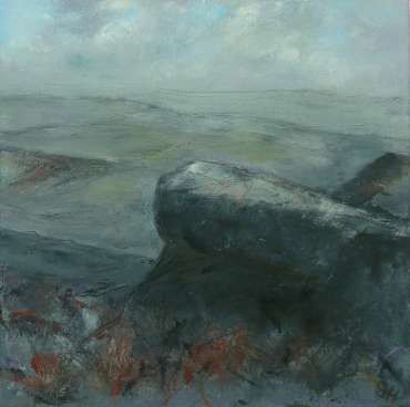 Thumbnail image of 27:  Suzanne Harry, 'Towards Carl Walk, Peak District' - Diptygh - Right Panel - LSA Annual Exhibition 2020 | Artwork