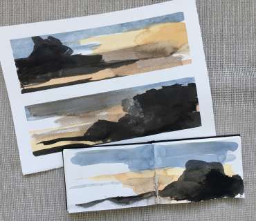 Thumbnail image of David Clarke, 'Mood Scape' series - work in progress (2) - Inspired | April