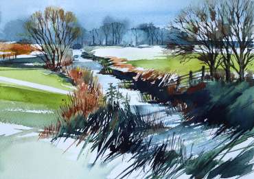 Thumbnail image of Deborah Bird, 'Down by the River, Frisby-on-the-Wreake' - Inspired | April