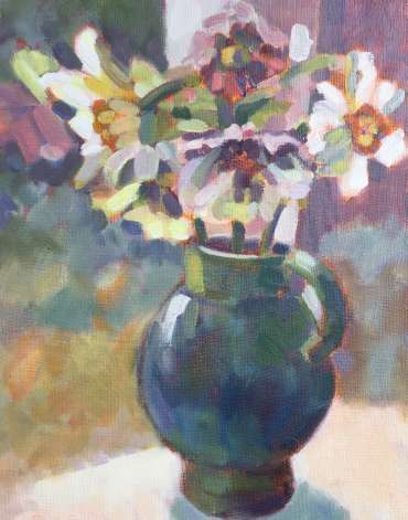 Thumbnail image of Lesley Brooks, 'Narcissi and Hellebores' - Inspired | April
