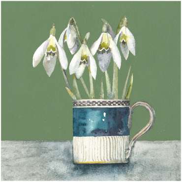 Thumbnail image of Vivienne Cawson, 'Snowdrops in Spode' - Inspired | April