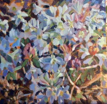 Thumbnail image of Lesley Brooks, 'Rhododendrons - White' - Inspired | June