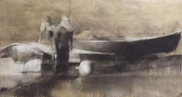 Thumbnail image of Chris Macauley, 'Whitby Harbour, Lobster Boat' - Inspired | July