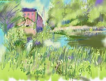 Thumbnail image of Tony O'Dwyer, ' Canal at Aylestone' - Inspired | July
