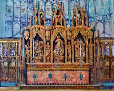 Thumbnail image of Rita Sadler, Reredos, Gloucester Cathedral - Pilgrimages
