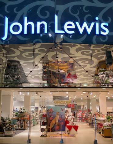 Thumbnail image of The mural is positioned on the 1st floor main entrance of John Lewis, Highcross, Leicester - Happy Spring Festival with John Lewis and The Peony Girl