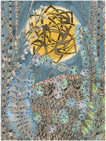 Thumbnail image of 010 Maria Boyd | Swallows in a Celtic Moon II - LSA Annual Exhibition 2023 | Catalogue A - C
