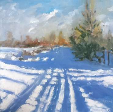 Thumbnail image of 078 Graham Lacey | Snow Tracks - LSA Annual Exhibition 2023 | Catalogue K - R