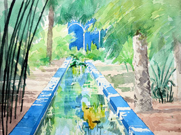 Thumbnail image of Yves Saint Laurent's Garden in Marrakesh by Douglas Smith