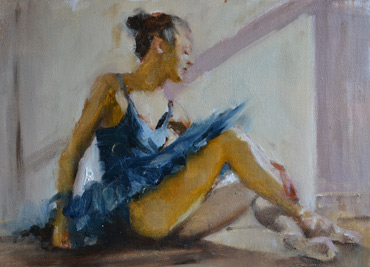 Thumbnail image of Ballerina in Blue by Graham Lacey