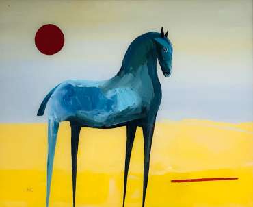 Thumbnail image of Blue Horse Red Sun by Henrietta Corbett