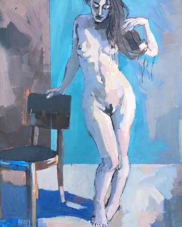 Thumbnail image of Standing Figure with Chair by James Thompson
