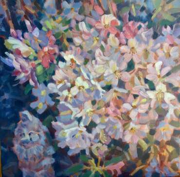 Thumbnail image of Rhododendons - Pink by Lesley Brooks