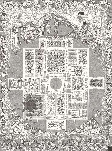 Thumbnail image of The Fictional Museum of Drawing Floor Plan #1 by Phil Sawdon