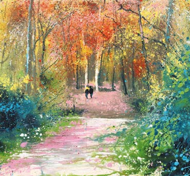 Thumbnail image of Autumn Walk, Barnsdale Wood by Philip Dawson