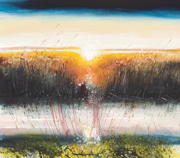 Thumbnail image of Sunset through Reeds, Rutland Water by Philip Dawson