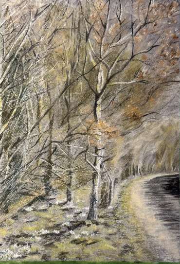 Thumbnail image of Oak and Snowdrops by Rebecca Bennett