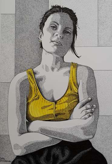 Thumbnail image of Girl in Yellow by Sally Struszkowski