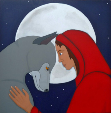 Thumbnail image of Red Riding Hood and her Wolf by Stuart Hill