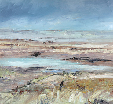 Holme, Ebbing Tide, Winter by Sue Graham