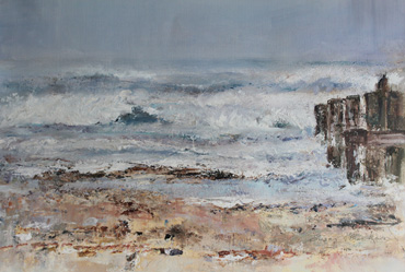 Thumbnail image of Crashing Waves over the Groins by Sue Graham
