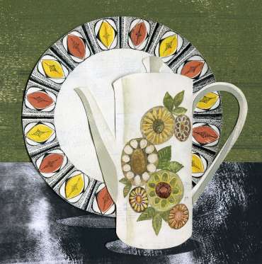 Thumbnail image of Mexico Plate and Mystic Charm Coffee Pot by Victoria Whitlam