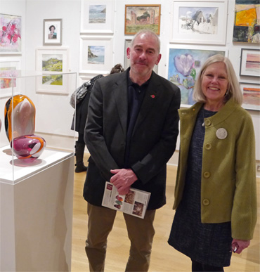 Thumbnail image of Marck and Gillian Geary, West End Gallery, sponsors of LSA Student Award 2016 - Preview Evening: LSA Annual Exhibition 2016